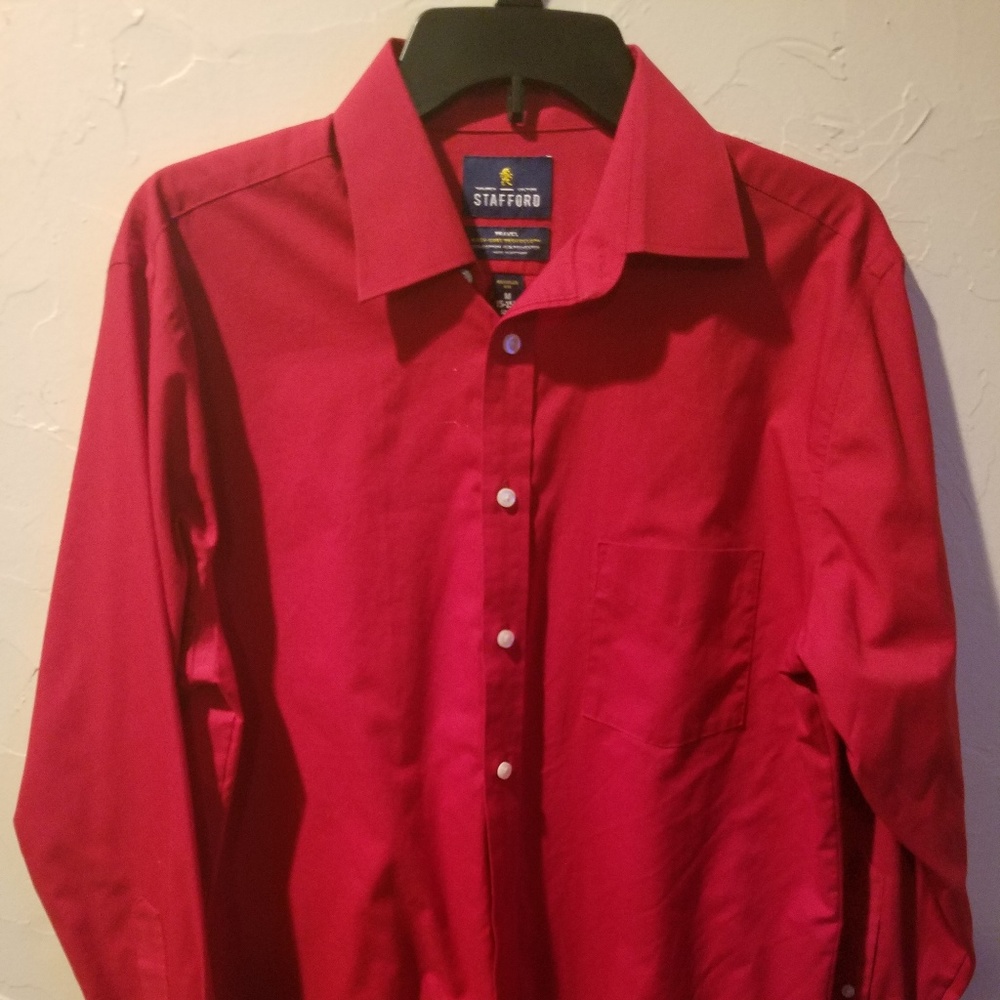 Red Dress Shirt